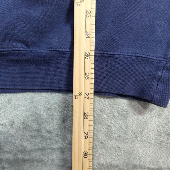 Vtg Disney Sweatshirt Mens M Blue Embroidered Goofy Mickey Minnie Pluto 90s - Picture 8 of 8